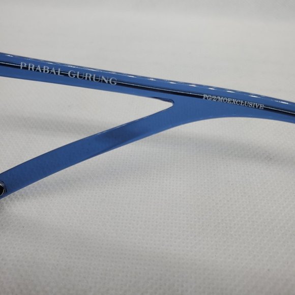 LINDA FARROW X PRABAL GURUNG Blue Sunglasses main image 7
